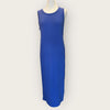 M&S Long Blue Dress Size 14 CWE2