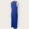 M&S Long Blue Dress Size 14 CWE2