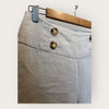 Hobbs taupe linen crop trousers size 10