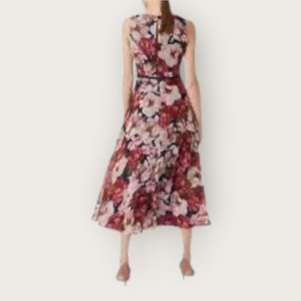 Hobbs navy/pink dress Size 12