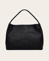 Radley black grained leather tote bag