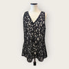 Michael Kors Navy Lace top Size Large