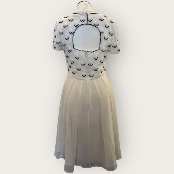 French Connection cream dress size 8