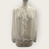 Great Plains cream blouse size 8