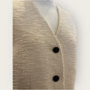 Rag & Bone cream boucle waistcoat size small