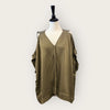 Reiss khaki top size 14