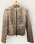 Rick Cardona Taupe leather jacket size 10