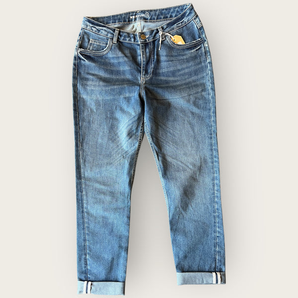 Whistles mid blue jeans 28