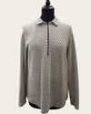 Mint velvet black/white zip top size Medium