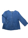 Seasalt blue linen jacket Size 8