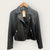 Selected femme black leather biker jacket 10
