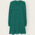 Whistles green floral flippy dress 14