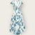 Emilia Wiksted blue & whitefloral dress size 8