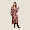 Fabienne chapot black & pink floral dress size 10