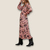 Fabienne chapot black & pink floral dress size 10