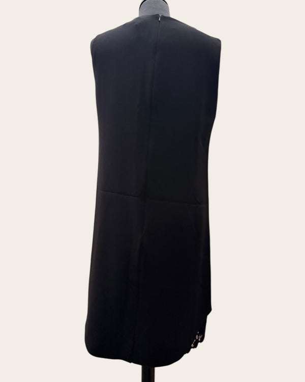 Maxmara black sleeveless dress 12/14