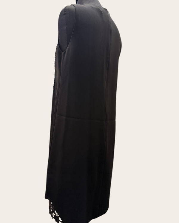 Maxmara black sleeveless dress 12/14