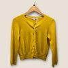 Boden yellow cashmere cardigan size XS