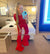 Cynthia Rowney Red outfit size 4/M