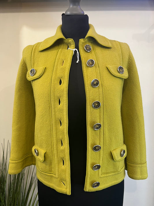 Karen millen Lime green jacket/cardigan 10