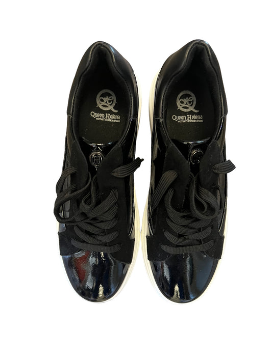 Queen Helena black trainers size 38