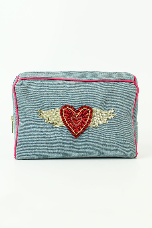 My doris Flying Heart make up bag