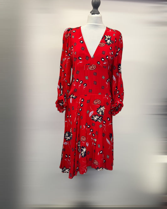 Zadig and Voltaire Silk red dress 12