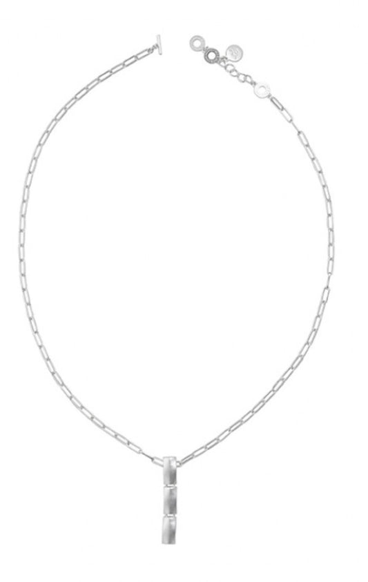 The Lakes necklace in plated silver