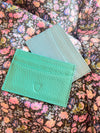Aspinal of London card holder in Blue